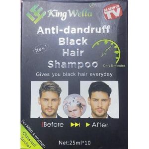 King Wella antidandruff black shampoo