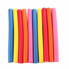 Multi Coloured Hair Rollers Small Curly